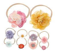 SKISUNO 10pièces Bandeau Fleur Garçon Fille Fille Couvre-chef Pour Garçon Fille Accessoire Cheveux Garçon Fille Coiffe Garçon Bandeau