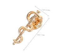 SKISUNO 10pièces Broche Serpent Vintage Insigne De Médecin Bijoux Épingle De Poitrine Épingle De Revers De Costume Cadeau De Bijoux Pour Infirmière Et Médecin