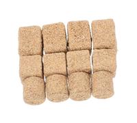 SKISUNO 12 pièces Mini Meules de Foin Décoratives Figurines Miniatures Naturelles pour Décor Automne Jardin Maison de Poupée Accessoires DIY Assortiment Cylindres Carrés et Rectangles