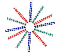 SKISUNO 12 Pièces Piège à Doigt Bambou Chinois DIY pour Garçon Fille Fête Améliore Motricité Oiseau Multi Scénarios
