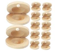 SKISUNO 12pièces Bois pour Garçon Fille Instruments De Percussion Bois pour Éducation Musicale pour Développer Rythme Et Intérêt Musical des Musiciens