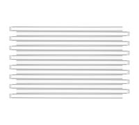 SKISUNO 15 Pièces Bâtons Ronds Acrylique Transparent Sticks Polyvalents pour DIY Agitateur de Boisson Tiges pour Cake Pops et Décoration Créative