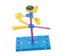 SKISUNO 1Ensemble Kit de Scientifique DIY de Wind Vane pour Garçon Fille Jeu Éducatif Pratique pour Développer Intelligence Créativité Anniversaire Noël Sûr