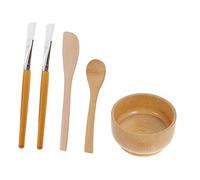SKISUNO 1ensemble Set De Outils Pour Masque De Bol Brosse Et Cuillère Pour Mélanger Masques Faciaux Accessoires Pour Soin Peau à Ou Salon