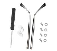 SKISUNO 1Paire Branches de Lunettes de Remplacement Transparent Kit de Réparation pour Lunettes Bras Résistants Durables pour Lunettes