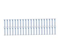 SKISUNO 2 Ensembles Vis De Patin À Roulettes Argentées Kit De Remplacement Mâle Et Femelle Pour Roues De Patins À Roues Alignées Vis Métalliques Précises Pour Support De 20 Pièces * 2
