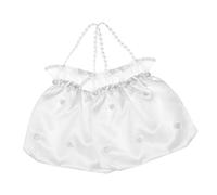 SKISUNO 2 Pièces à main rose blanche faveur cordon faveur du parti à cordon de faveur de mariage pour les invités de mariage de fête chiffon
