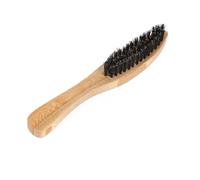 SKISUNO 2 pièces Brosse à Barbe Longue Poignée Portable pour Coiffage et Soin Visage Hommes Accessoire Professionnel Compatible Application Huile Barbe Brosse Douce sans Irritation Format