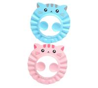 SKISUNO 2 pièces Chapeau de Bain Garçon Fille Imperméable Protection Oreilles Réglable Bonnet Adorable pour Garçon Fille Sécurisé et Facile à Nettoyer Couleur Aléatoire Couleur Aléatoire