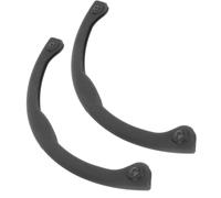 SKISUNO 2 Pièces Protection Arrière de Snowboard en Caoutchouc Léger Couture, Protège-Bordures Arc Formé pour Compétition et Entraînement sur Snowboard et Longboard
