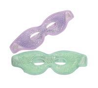 SKISUNO 2 pièces PVC Eye Cooling Pads Set For Adults Reusable Ice Gel Eye Patches With Elastic Band Fatigue And Swelling Comfortable Sleep Mask For Home And Travel