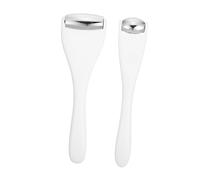 SKISUNO 2 Pièces Set For Women Facial And Eye Skin Massager Ergonomic Design For Wrinkle Reduction Abs Stainless Steel Material