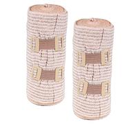 SKISUNO 2 rouleaux Bandage Élastique Respirant Bande Flexible Réutilisable pour Compression Sportive Protection Cheville Poignet et Maintien Musculaire