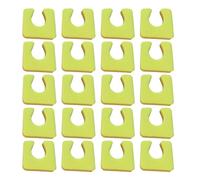 SKISUNO 200 Pièces Séparateur D'orteils Jetable en Mousse Eva Jaune pour Yoga et Exercices des Pieds, Réduit le Risque