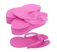 SKISUNO 24 Disposable EVA Foldable Shower Shoes For Travel And Home Lightweight Portable Slippers With Toe Protection Comfortable Shoe Cushions For Women And Men Pack Of