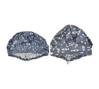 SKISUNO 2pcs Bonnets de Bloc Opératoire Imprimés en Coton Confortables et Créatifs pour Infirmières et Médecins, Maintien Propre en Salle D'opération