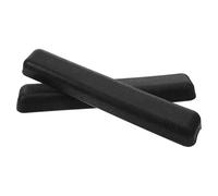 SKISUNO 2pcs Coussins D'accoudoir pour Fauteuil Roulant Noir, Design Détachable, Adapté Tube 25mm, Distance Trous 100mm, pour Adultes et Seniors