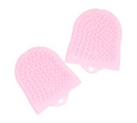 SKISUNO 2pièces Brosse De Nettoyage Silicone Pour Visage Exfoliant Doux Et Pratique Nettoyage Profond Peau Brosse De Lavage Faciale Adaptée à Types De Peau