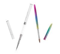 SKISUNO 2pièces Lot De à Dessin Pour Nail Art Peinture De Fleurs Motifs Ongle Outil De Manucure