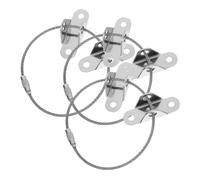 SKISUNO 3 ensembles Kit de Sangles Mural Basculement pour Meubles Protection Garçon Fille Câble Résistant Corrosion Installation Facile pour Bibliothèque Armoire