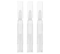 SKISUNO 3 Pièces Stylo à Huile pour Ongles Vide 5ml en Pp Multifonction, Pratique pour Voyage et Routine Beauté, Applicateur Précis pour Cuticules et Fond de Teint