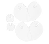 SKISUNO 3 Semelles Gel Avant-pied Antidérapantes Transparentes Coussinets pour Chaussures Amortisseurs de Pression pour Soulagement Rapide des Douleurs Au Pied Lot
