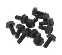 SKISUNO 30 Vis de Fixation Manivelle Vélo en Fer Noir, Boulons Carrés Coniques pour Boîtier de Pédalier, Compatible VTT et Vélo Électrique, Kit 30 Pièces pour Réparation et