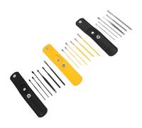 SKISUNO 3ensembles Kit Nettoyage Oreilles Avec Cuillères Acier Inoxydable Éliminateur Cérumen Portable Et Anti-corrosion Pour Adultes Et Soins Auditifs