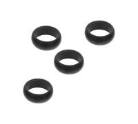 SKISUNO 4 pièces Anneaux Silicone pour Sports Plein Air Lot de Bagues Résistantes Étanches Odeur Entraînement de Force de Préhension pour Hommes et Femmes Protection Bague de Mariage Lors