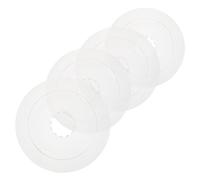 SKISUNO 4 Pièces Couvre-Roue de Vélo en Plastique Protection Complète pour Pignon Arrière, pour Aventures Cyclistes Longue Distance et Environnements Difficiles