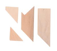 SKISUNO 4 Pièces Puzzle Bois T Shape Casse Tête Éducatif Bois Dur pour Adultes et Garçon Fille Jeu de Réflexion pour Développement Cognitif et Motricité Fine et Sécurisé pour Activités