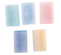 SKISUNO 5 Pièces Brosse de Massage Sensorielle pour Garçon Fille Éponge Douce pour Bain et Soin Du Chevelu Stimulation Tactile et Nettoyage Délicat pour Nés Lot Couleurs