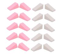 SKISUNO 50 pièces Cosmetics Powder Puff Set Makeup Wedges For Wet And Dry Use Soft Trapezoid Triangular Sponges For Professional Facial Powder Application