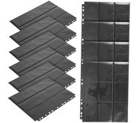 SKISUNO 50 pièces Pochette Carte Transparentes Compartiments Format Protection Cartes de Jeu Collection Classeur Collector