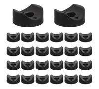 SKISUNO 50 rondelles d'espacement incurvées : rondelles en plastique pour déambulateur ou aides à la mobilité, stabilité - joints bec de canard pour tuyau rond de 19 mm (3/4"), réduction