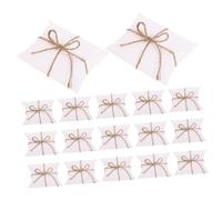 SKISUNO 50pièces Lot De Boîtes Papier Petites Boîtes à Bonbons De Coussin Avec Corde Pratique Pour Et Événements