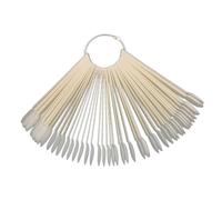 SKISUNO 50pièces Nuancier Ongles Couleurs Naturelles Présentoir Bâtonnets Pratique Manucure Accessoires Gel Vernis Faux Ongles