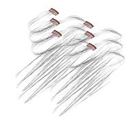 SKISUNO 6 Pièces Extensions de Pailletées Kit de Fils de Tinsel Éblouissants pour Festives et Événements Spéciaux