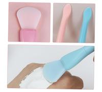 SKISUNO 6 pièces Lot de Applicateurs de Masque Facial Silicone avec Spatule Double Tête Brosse Visage pour Application Précise de Boue Mixage et Retrait Facile Outil Pratique pour Zones