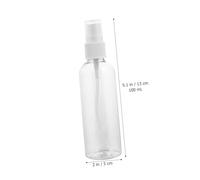 SKISUNO 6 pièces Lot de Flacons Vaporisateurs Rechargeables Bouteilles Cosmétiques Portables Légères avec Pulvérisateur Fine Brume pour Parfum et Liquide