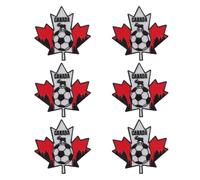 SKISUNO 6 Pièces Pin Souvenir Commémoratif Coupe du Monde 2026 en Alliage, Épinglette Élégante et Colorée pour Décoration Quotidienne, Présent pour Fan de Foot