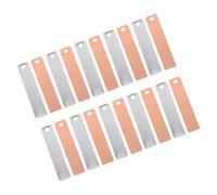 SKISUNO 8 Paires Électrodes Zinc Cuivre pour Batterie Fruitée Métalliques pour Expériences Scientifiques Kit Éducatif pour Garçon Fille et Enseignants