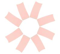 SKISUNO 8pcs Éponge Dégradée pour Nail Art en Mousse Élastique Rose, Outil Sûr pour Manucure Professionnelle et Apprentissage Nail Art