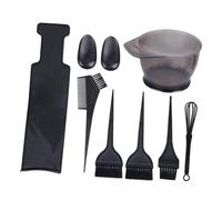 SKISUNO 8pièces Kit De Coloration Cheveux Avec Bol Teinture Planche Et Peigne Outils Pour Coiffeur