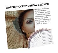 SKISUNO 9feuilles Autocollants Pour Sourcils Faux Tatouages Temporaires Imperméables Outil De Maquillage