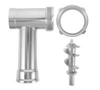 SKISUNO Accessoire pour Alliage D'aluminium Argenté Ensemble de 3 Pièces Optimisation Vitesse et Texture Hachoir à Viande Électrique Cuisine Maison pour Fabrication de Saucisses