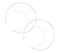SKISUNO Bandeau Double Couronne Accessoire Cheveux Chic et Élégant en Alliage Lot de 2 Pièces pour Mariage et pour Femmes