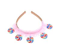 SKISUNO Bandeau Garçon Fille Sucette Rose Créatif Accessoire Cheveux Fille Fête Anniversaire Princesse