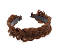 SKISUNO Bandeau Tressé Pour Cheveux Femme Et Perruques Design Dentelé Antidérapant Accessoire Coiffure Pour Cheveux Bouclés Ou Lisses