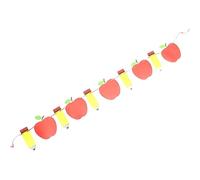 SKISUNO Bannière Bienvenue Pomme et Crayon Décoration et Portable pour Enseignants et Élèves Guirlande Festive pour Rentrée Scolaire
